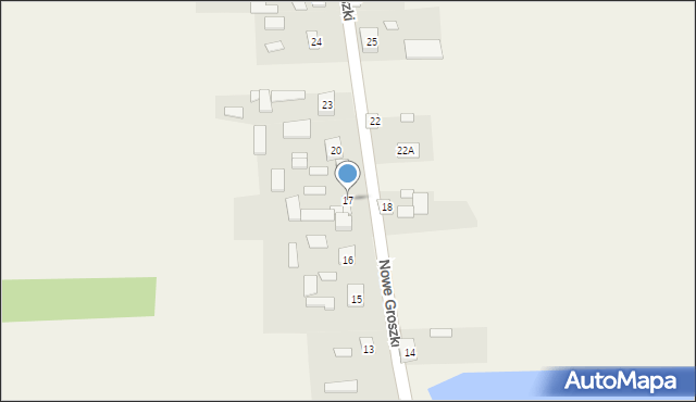 Nowe Groszki, Nowe Groszki, 17, mapa Nowe Groszki