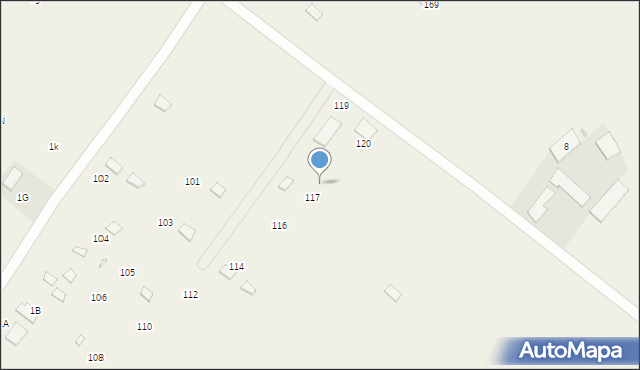 Nowe Guty, Nowe Guty, 118, mapa Nowe Guty