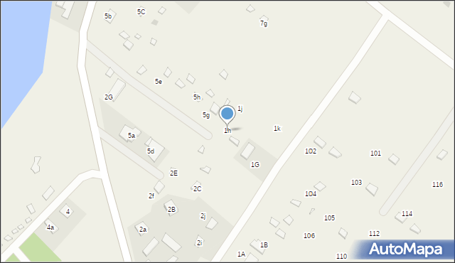 Nowe Guty, Nowe Guty, 1h, mapa Nowe Guty