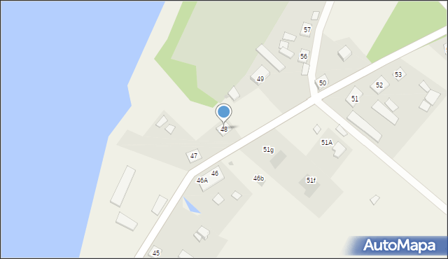 Nowe Guty, Nowe Guty, 48, mapa Nowe Guty