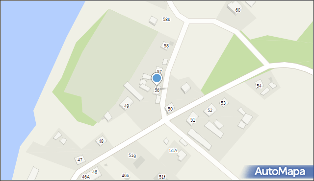 Nowe Guty, Nowe Guty, 56, mapa Nowe Guty