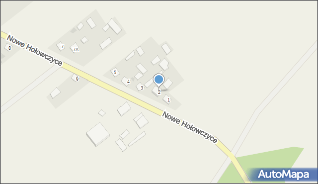 Nowe Hołowczyce, Nowe Hołowczyce, 2, mapa Nowe Hołowczyce