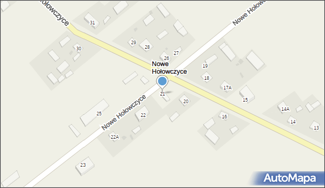 Nowe Hołowczyce, Nowe Hołowczyce, 21, mapa Nowe Hołowczyce