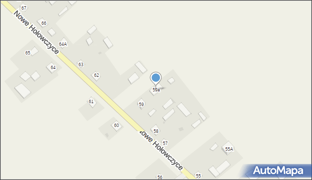 Nowe Hołowczyce, Nowe Hołowczyce, 59a, mapa Nowe Hołowczyce