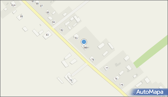 Nowe Hołowczyce, Nowe Hołowczyce, 80a, mapa Nowe Hołowczyce