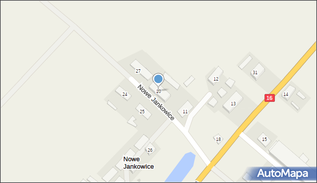 Nowe Jankowice, Nowe Jankowice, 10, mapa Nowe Jankowice