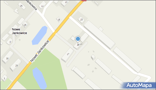 Nowe Jankowice, Nowe Jankowice, 16, mapa Nowe Jankowice