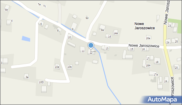 Nowe Jaroszowice, Nowe Jaroszowice, 12, mapa Nowe Jaroszowice