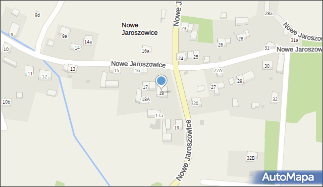 Nowe Jaroszowice, Nowe Jaroszowice, 18, mapa Nowe Jaroszowice