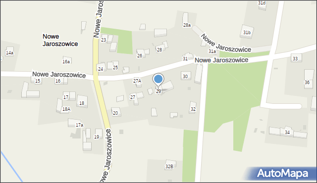 Nowe Jaroszowice, Nowe Jaroszowice, 29, mapa Nowe Jaroszowice