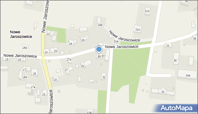Nowe Jaroszowice, Nowe Jaroszowice, 30, mapa Nowe Jaroszowice