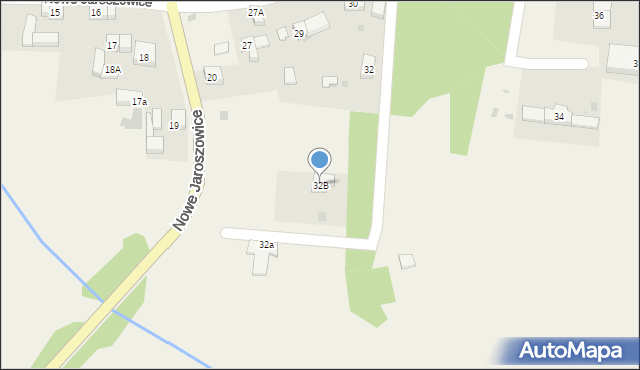 Nowe Jaroszowice, Nowe Jaroszowice, 32B, mapa Nowe Jaroszowice