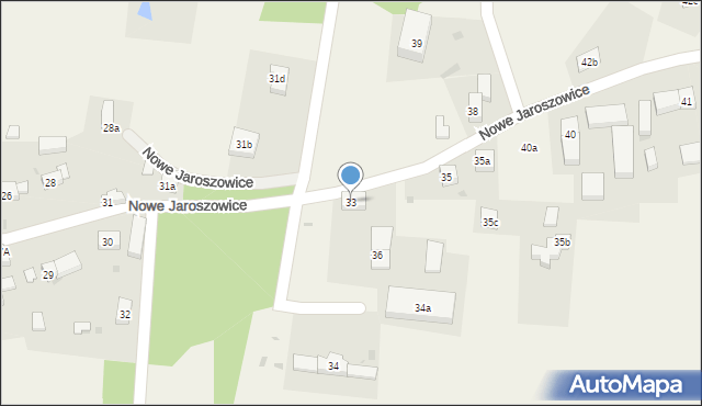 Nowe Jaroszowice, Nowe Jaroszowice, 33, mapa Nowe Jaroszowice