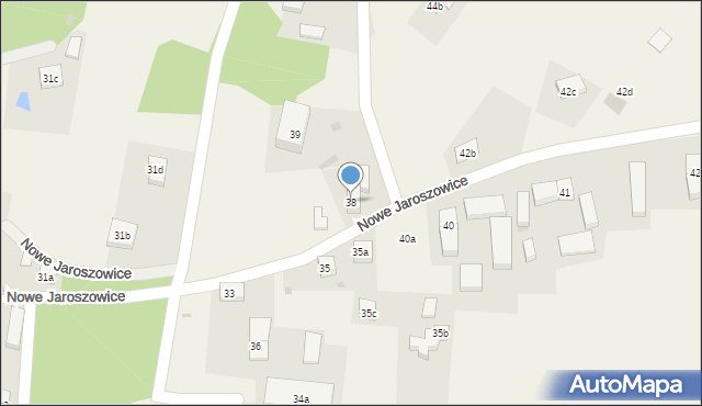 Nowe Jaroszowice, Nowe Jaroszowice, 38, mapa Nowe Jaroszowice
