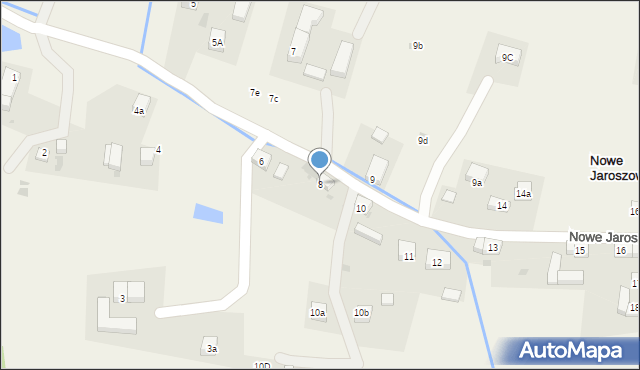 Nowe Jaroszowice, Nowe Jaroszowice, 8, mapa Nowe Jaroszowice