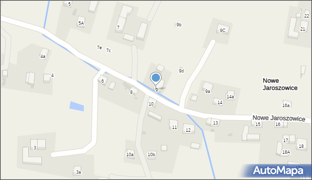 Nowe Jaroszowice, Nowe Jaroszowice, 9, mapa Nowe Jaroszowice
