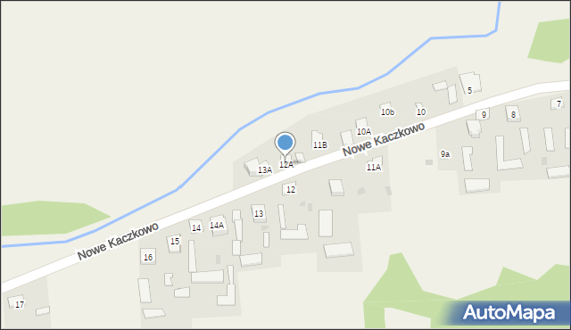 Nowe Kaczkowo, Nowe Kaczkowo, 12B, mapa Nowe Kaczkowo