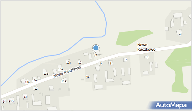 Nowe Kaczkowo, Nowe Kaczkowo, 5, mapa Nowe Kaczkowo