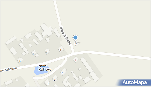 Nowe Kalinowo, Nowe Kalinowo, 10, mapa Nowe Kalinowo