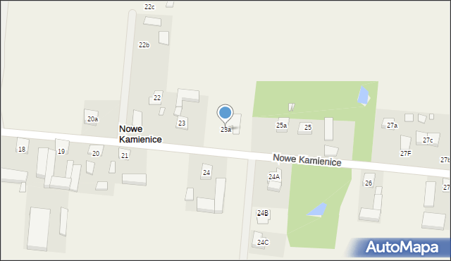 Nowe Kamienice, Nowe Kamienice, 23a, mapa Nowe Kamienice