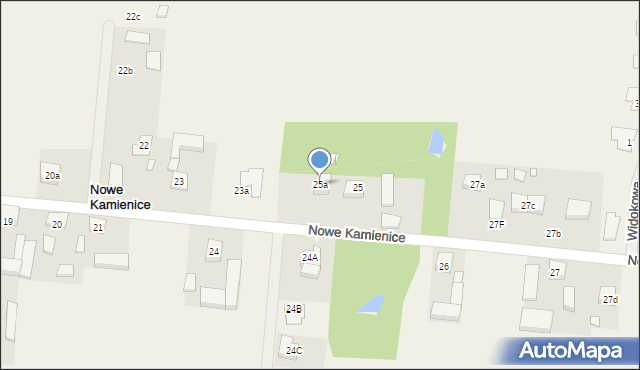 Nowe Kamienice, Nowe Kamienice, 25a, mapa Nowe Kamienice