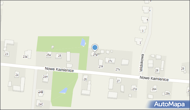 Nowe Kamienice, Nowe Kamienice, 27a, mapa Nowe Kamienice