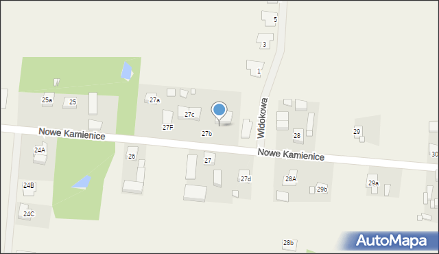 Nowe Kamienice, Nowe Kamienice, 27e, mapa Nowe Kamienice