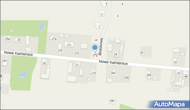 Nowe Kamienice, Nowe Kamienice, 27g, mapa Nowe Kamienice