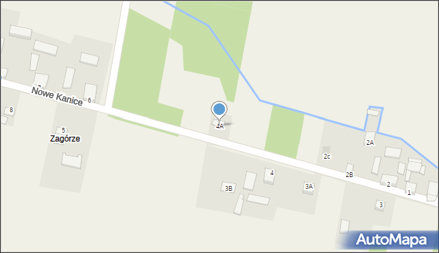 Nowe Kanice, Nowe Kanice, 4A, mapa Nowe Kanice