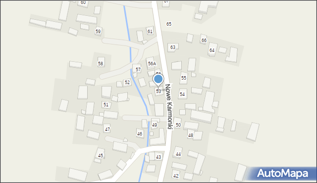 Nowe Karmonki, Nowe Karmonki, 53, mapa Nowe Karmonki