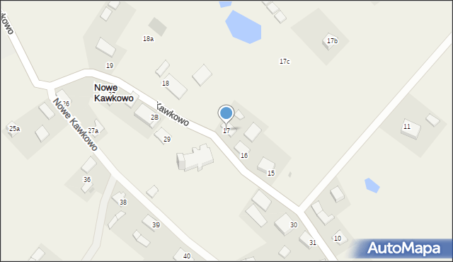 Nowe Kawkowo, Nowe Kawkowo, 17, mapa Nowe Kawkowo
