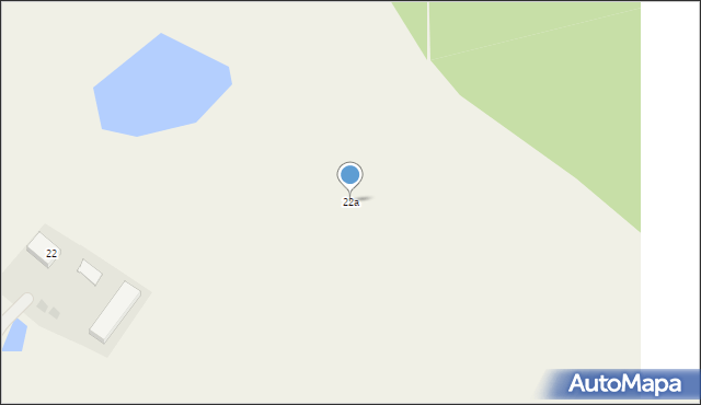 Nowe Kawkowo, Nowe Kawkowo, 22a, mapa Nowe Kawkowo