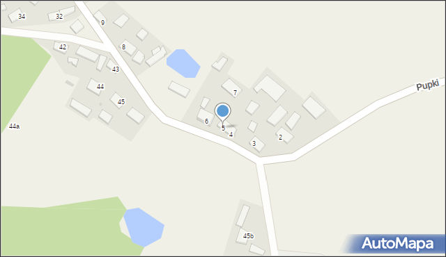 Nowe Kawkowo, Nowe Kawkowo, 5, mapa Nowe Kawkowo