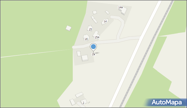 Nowe Kęszyce, Nowe Kęszyce, 2a, mapa Nowe Kęszyce