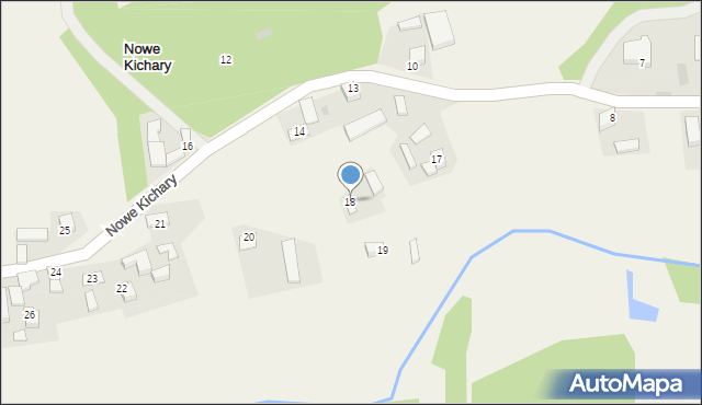 Nowe Kichary, Nowe Kichary, 18, mapa Nowe Kichary