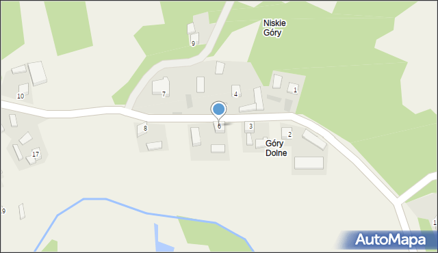 Nowe Kichary, Nowe Kichary, 6, mapa Nowe Kichary