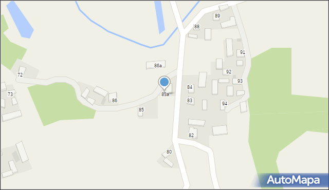 Nowe Kichary, Nowe Kichary, 83a, mapa Nowe Kichary