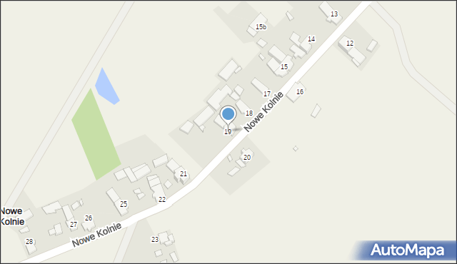 Nowe Kolnie, Nowe Kolnie, 19, mapa Nowe Kolnie
