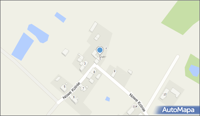 Nowe Kolnie, Nowe Kolnie, 2, mapa Nowe Kolnie