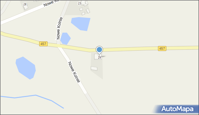 Nowe Kolnie, Nowe Kolnie, 24, mapa Nowe Kolnie
