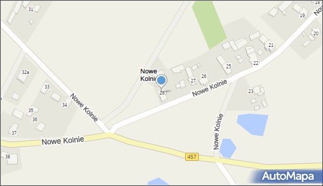 Nowe Kolnie, Nowe Kolnie, 28, mapa Nowe Kolnie