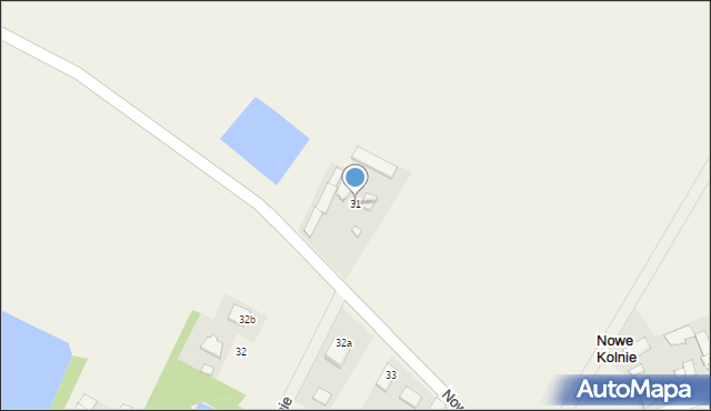 Nowe Kolnie, Nowe Kolnie, 31, mapa Nowe Kolnie