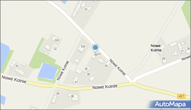 Nowe Kolnie, Nowe Kolnie, 33, mapa Nowe Kolnie