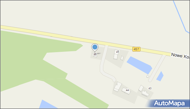 Nowe Kolnie, Nowe Kolnie, 46, mapa Nowe Kolnie