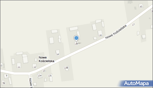 Nowe Kościeliska, Nowe Kościeliska, 15, mapa Nowe Kościeliska