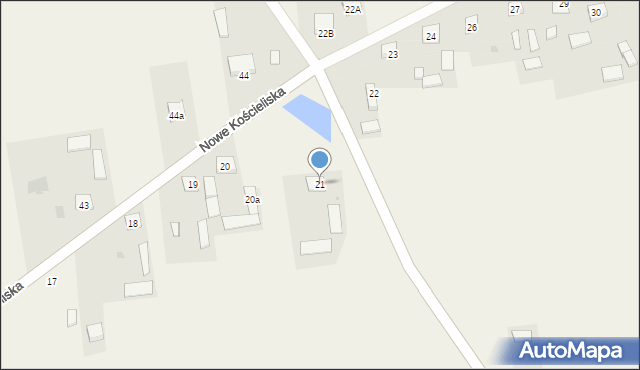 Nowe Kościeliska, Nowe Kościeliska, 21, mapa Nowe Kościeliska