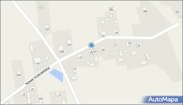 Nowe Kościeliska, Nowe Kościeliska, 24, mapa Nowe Kościeliska