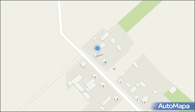 Nowe Kozłowice, Nowe Kozłowice, 1A, mapa Nowe Kozłowice
