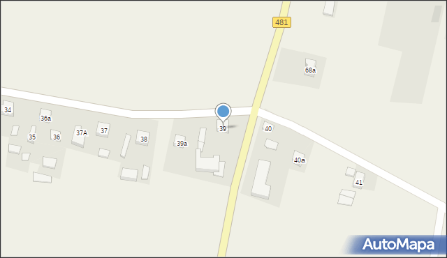 Nowe Kozuby, Nowe Kozuby, 39, mapa Nowe Kozuby