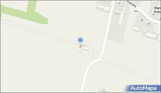 Nowe Kozuby, Nowe Kozuby, 3b, mapa Nowe Kozuby